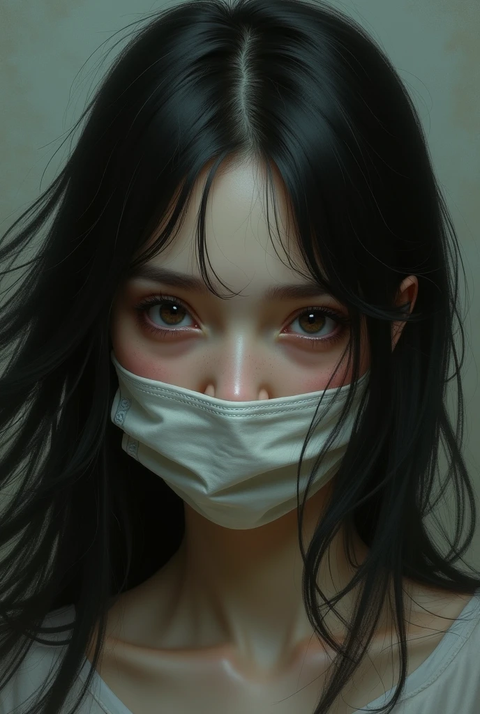 (masterpiece, highest quality:1.2), alone, One girl, ogawa sumireko, ((Brown eyes,Beautiful eyes)), Put your hair up,((Tank top,Detailed sweater, Jeans pants)),Bra visible under clothes, Thick body,Long sleeve,bedroom,Dimly lit room,(Breasts pressed together:1.1), v Arms,Embarrassing,smile, blush, CSR Style Texture, (huge breast),full bust,(Narrow waist:1.6),(Thin belly),(slender),((Clothed Big Tits)),((Skinny Body)),(Thin limbs),Slender body,breath,sweat,smirk,nose blush, heart-shaped pupils,Embarrassing,Troubled face,from above,large ass,(cleavage01.3), (looking away:1.4),(from above)