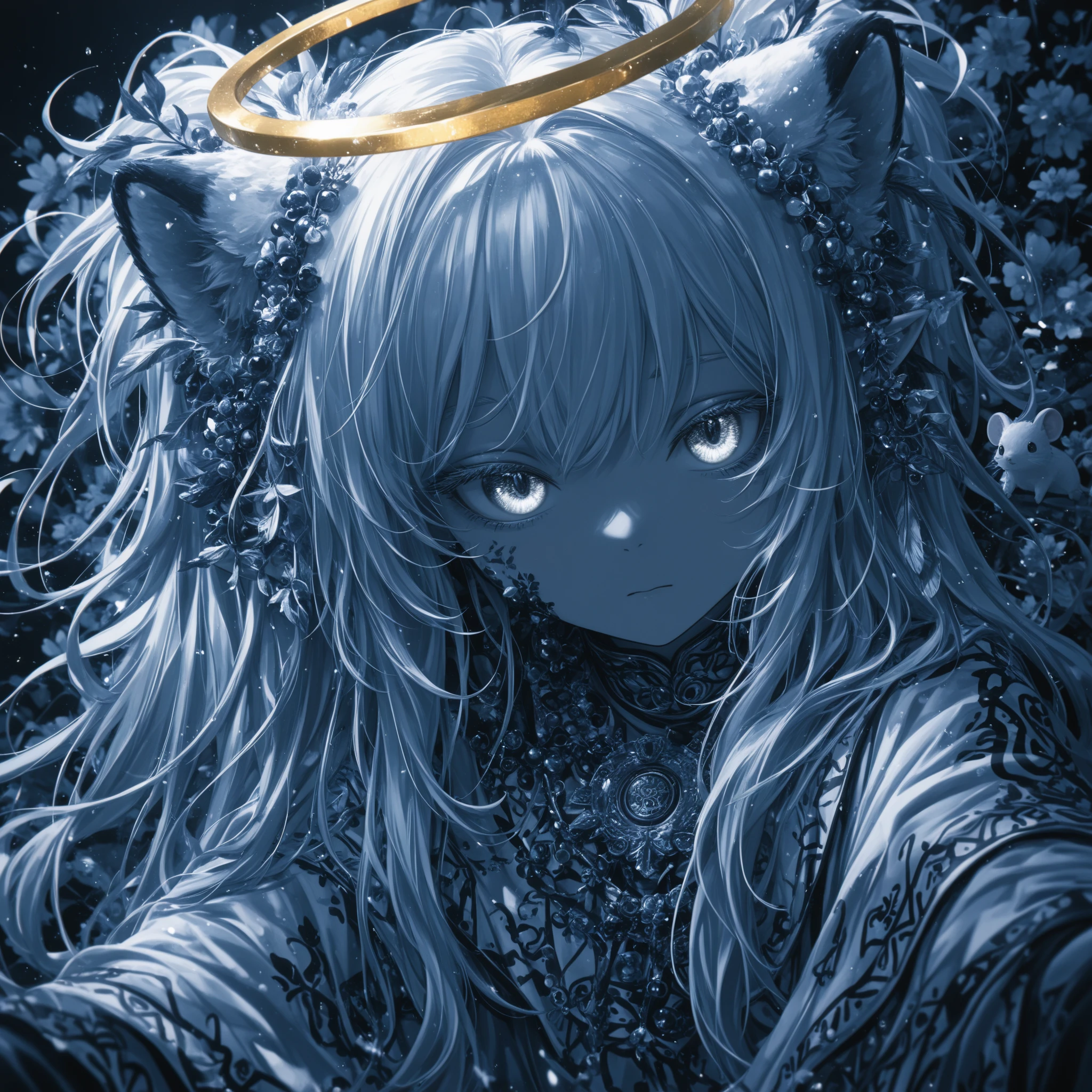 realistic, highres, (masterpiece:1.1), (best quality:1.1), official art, perfect anatomy, subsurface scattering, hdr, dynamic angle, by Zdzislaw Beksinski,by Zdzislaw Beksinski,by CLAMP , nsfw (1girl:1.5), solo, (child:1.1), flat chest, (white shattered skin:1.2), (detailed, big, (holy) eyes), (absurdly long (white galactic) hair, blunt bangs), detailed beautiful face, (clawed fingers:0.6), realistic pussy, (completely nude), (solar halo:1.3), (wings of light:1.4), (you are witnessing the birth of a new god), (space:1.2), (god rays:1.3), (eyes:1.8), (surreal:1.9), (aurora borealis), (divine symbolism:1.4), (event horizon:1.2), (biblical symbolism:1.4), (solar flare:1.2)