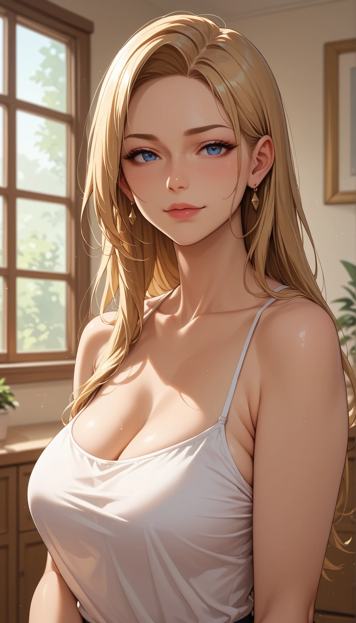 (nude:1.4),official art,masterpiece,best quality,unity 8k wallpaper,photorealistic,ultra detailed,extremely detailed,elegant,beautiful,aesthetic,romanticism,1girls,beauty,smile,pale skin,golden blonde hair,(hair blowing in the wind),((detailed hair)),small face,(close up:1.6),face focus,(white background:1.4),<lora:FilmG3:0.1>,<lora:alice:0.1>,(((alicems, baseball cap, off shoulder))),(((huge breasts))),((facing camera)),