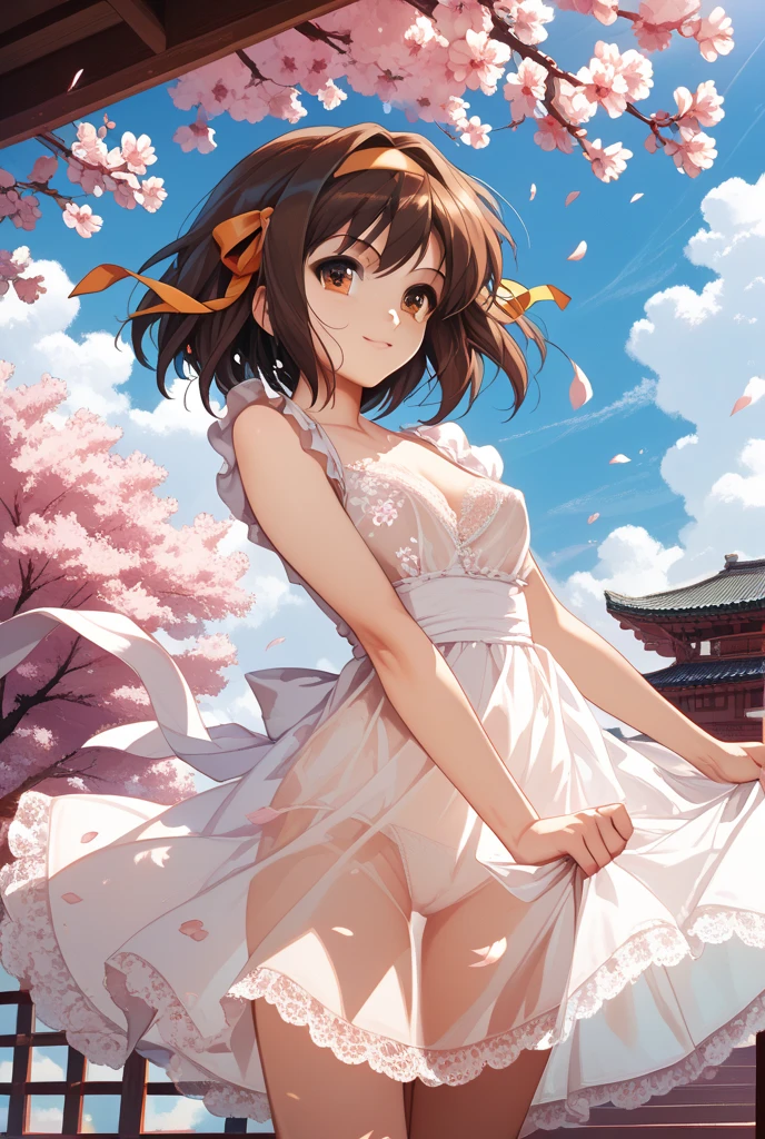 naked cherry blossoms