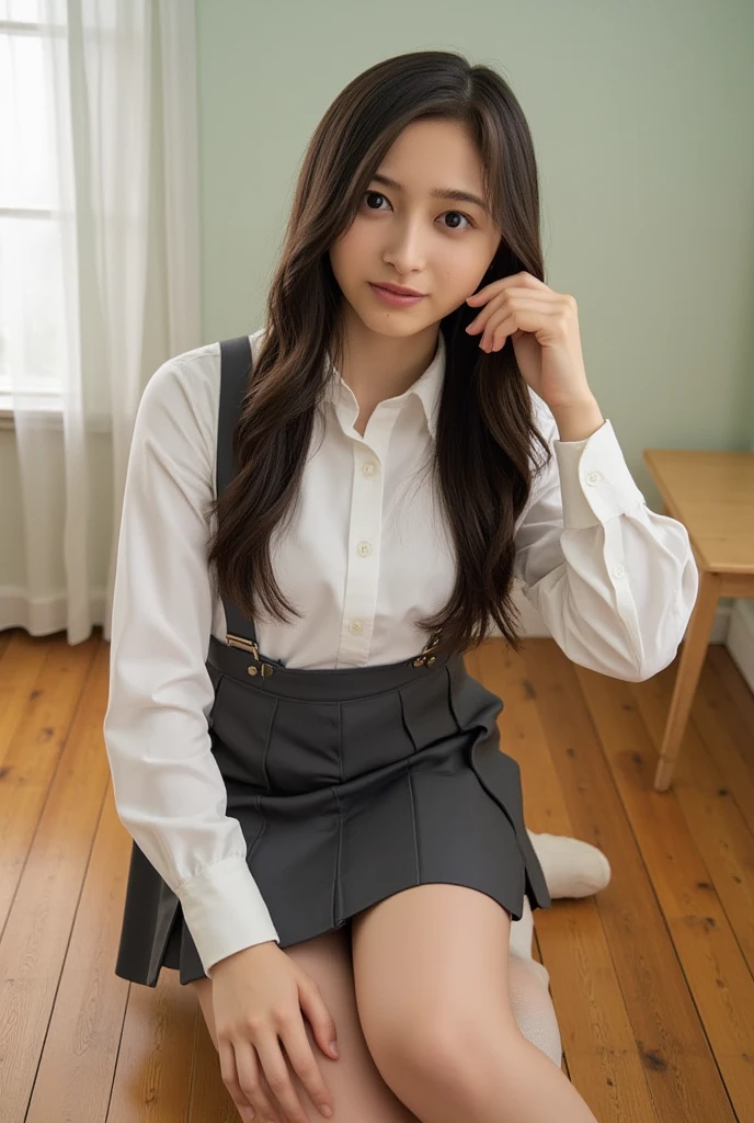 1girl, NScoolGrl, highly detailed, digital photography, (masterpiece), hdr,school,class room, window,
<lora:NSchoolgirl:0.7>