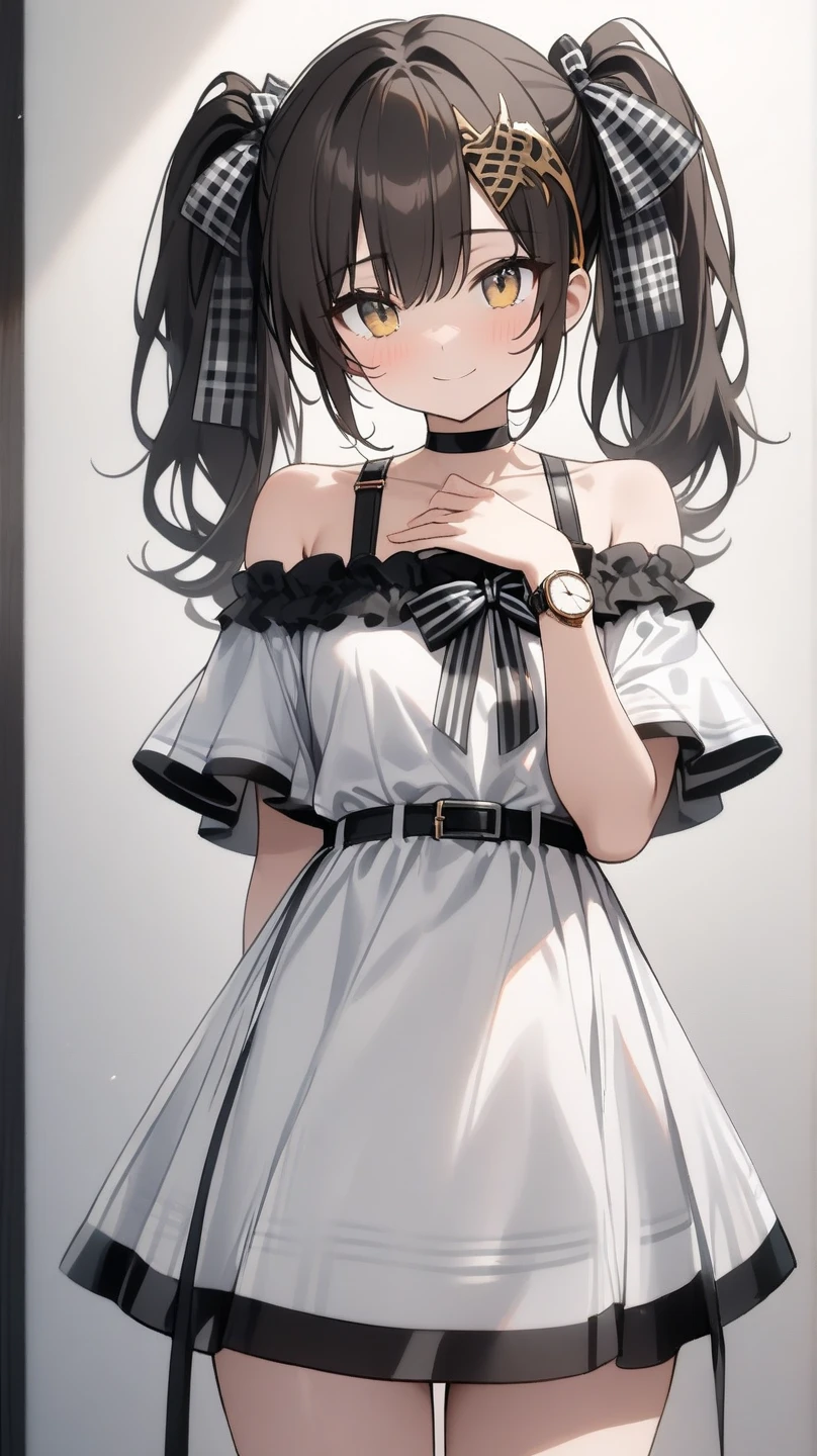 Serious teenage girl, Messy black hair, White eyes, Scar on one eye, Sunburned skin, Stylish black and white outfit, Attractive body, Dark and cold look, Detailed portrait, 8k, photograph (Highest quality) . ,4K,8k,High resolution,masterpiece:1.2),Very detailed,(Realistic,photoRealistic,photoRealistic:1.37),Vibrant colors,Sharp focus,Physically Based Rendering,Very detailedな,Professional tongue out, whole body,Thin legs,Beautiful legs,blush, smile, Sexy pose,cute仕草,cute,Small breasts, See-through,Half-closed eyes, Face of patience, stuffed toy,slender,Open your mouth, 