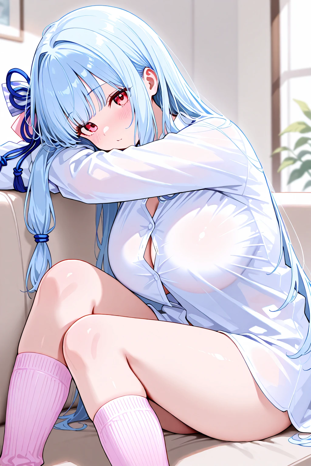 (((Little girl,))) (((child,))) loli bodies,nsfw,((shifty, cat ear headphones blue shirt sailor collar white skirt wrist cuffs socks sneakers,)),((solo girl)),((Perfect body,))((Super beautiful,))((High quality,)), (sweaty,) (wet all over,) blush, steam,((gigantic breast,nipple)),(glaring shyly,tears,crying),collar,(((missionary style,penis in pussy))),nsfw,Sweaty body,lovejuice dripping from crotch,((,Thigh-high socks,)),((wet all over)),in hotel room,pov, Looking at Viewer,collar, gigantic breast,(wet and sweat glossy body), (half open eyes),cowboy shot,((lie down the bed,))cum dropping pussy,spread legs,open crotch,open mouth,tongue out,sexual ecstasy,