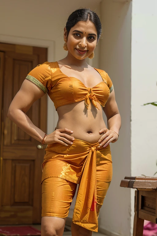 Foto RAW, photorealistic, true milf, mature wrinkles skin, tanlines, photography, full body shot, 70 years old Woman, nadhiya moidu, hot nadhiya mommy, master shot, perfect eyes, goddess like beauty, nadhiya momma, nadhiya amma, pierced eyes, perfect thick chubby mallu Desi aunty bhabhi, Wearing a Stanapatta, a chest-band.Saree model, model Photography, Indian saree shoot, Indian traditional wear advertising photography, traditional wear brand shoot, face of indian chubby milf actress Nadhiya or Nadia Moidu or Nadiya moidu, masterpiece, realistic, realism, incredible details,  pleasure, photorealism, detailed skin, skin pores, high contrast, photorealistic Artstation 8k HD digital art trend of high definition and detailed realistic skin texture, ultra detail, realistic skin texture, armature, best quality, ultra high definition, (photorealistic:1.4),, high resolution, detail, raw photo, sweat, Re sharp, by Lee Jefferies Nikon D850 Film Stock Photo 4 Kodak Portra 400 Camera F1.6 Lens Rich Color Ultra Real Realistic Realistic Textures Dramatic Lighting Unreal Engine Trending at Art Station Cinestill 800,(pele altamente detalhada: 1.2), 8k UHD, DSLR, soft-lighting, alta qualidade, grain of film, Fujifilm XT3,she didn't like to wear blouse or bra, she is happy to wear only saree, she hates blouse or bra, detailed hairy armpits, hyper realistic skin, skin pores, sweat, veins on the body, skin texture, freckles 0.2, RAW photo, astounding details, professional fashion photography, photographed by master photographer, insane skin texture details, bulky figure, plus size Indian aunty, chubby Indian housewife,  Indian desi Mature widow aunty, queen of seduction, tempting jiggly figure, appealing body language, she wants to alleviate his loneliness, she wants to be a sugarmommy, mature aged beauty, true mature goddess, visible few wrinkles stretchmarks, few tanlines in her face, She is the mother of four sons, She is always busy with her household chores.