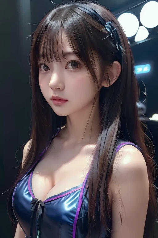 highest quality、8K masterpiece、超A high resolution、(Photoreal:1.3)、RAW photo、1 girl、brown hair、(braided twin tails:1.4)、glowing skin、1 Super Beautiful College Girl、((Ultra realistic details))、portrait、global illumination、Shadow、octane rendering、8k、super sharp、very intricate details、realistic light、Trends in CG society、beautiful eyes、blue shining eyes、towards the camera、swimsuit、pool、swim、