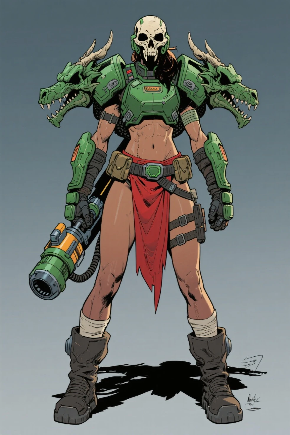 Rave girl, sexy body, tentacles, zombie walk, twitching body, infected, big tits , sexy body, torn clothes, dislocated female head