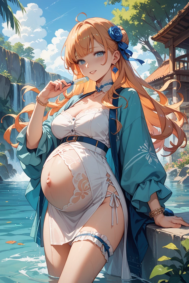 1female,41 years old,熟妇,A MILF ,Married Woman, mature,plumw,extremely large bosom ,Pornographic exposure, 独奏,(Background with:Underwater,ocean floor,Undersea volcanoes,airbubble,The corals) She has short red hair,Sit on an underwater reef,seen from the front, hair straight,(((tmasterpiece),(Very detailed CG unity 8K wallpaper),best qualtiy,cinmatic lighting,detailed back ground,beatiful detailed eyes,Bright pupils,Redlip(Very fine and beautiful),(Beautiful and detailed eye description),ultra - detailed,tmasterpiece,)),facing at camera,A high resolution,ultra - detailed),revealing breasts,Bare genitalia, Bulge,legs are open,Raised sexy,Camel toes,Flushed complexion,Open-mouthed,frontage,diver,(Wearing:laurels,Transparent Hanfu,nakeness)Victoria's Secret, pregnant