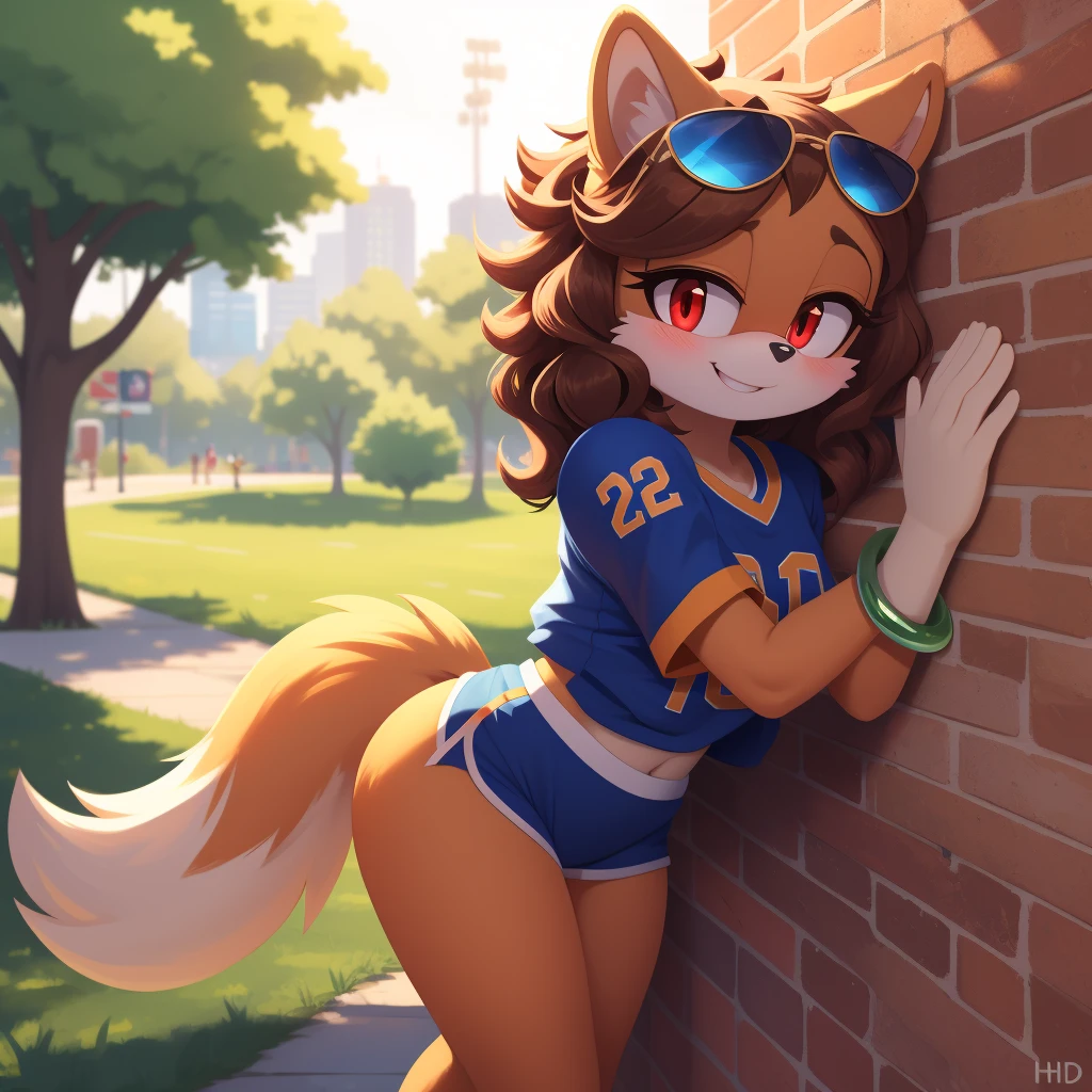 Uploaded on e621, beautiful and detailed portrait of a (((female))) female anthro blue fox, uploaded to e621, ((by kenket, Ross Tran, Rueanjia, Sauce, fox ovh, by Zackary911, by Hyatt Lane, at Teran, by Fumiko, by Pixelsketcher, by Bayard Wu, by Thomas Benjamin Kennington, by Einshelm, by Ki Linah, by Coffee Soda, by Hioshiru, by Pui-Kevlar, bye r-mk, by Dimwitdog)), cinematic light, (((confident, charming))) , with, blue fox, thighs, medium breast, full body, sunset, beach, Phuket sea, beautiful, messy hair, short hair, standing, gesture, purple hair, with ue body, with ue fur , yellow eyes, 1 girl, alone, with ue sportwear, with ue headband, yellow eyes, lustful face, alone, 1 girl, slender figure, eyes half closed, bent over, butt turned