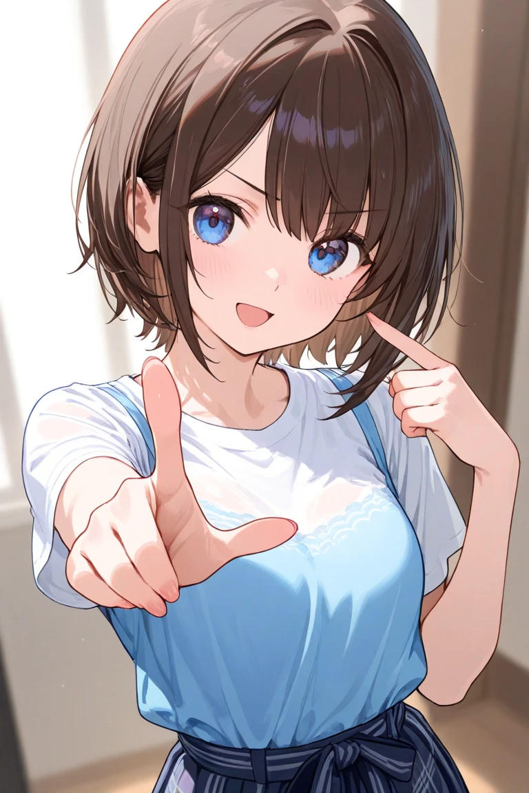 masterpiece,best quality,bedroom,looking at viewer,punching towards viewer,action line,
<lora:ankaxiya_xl:0.75>,ankaxiya,skin01,1girl,solo,shy,yellow eyes,black choker,grey hair,collarbone,braid,short sleeves,bangs,small breasts,dress,