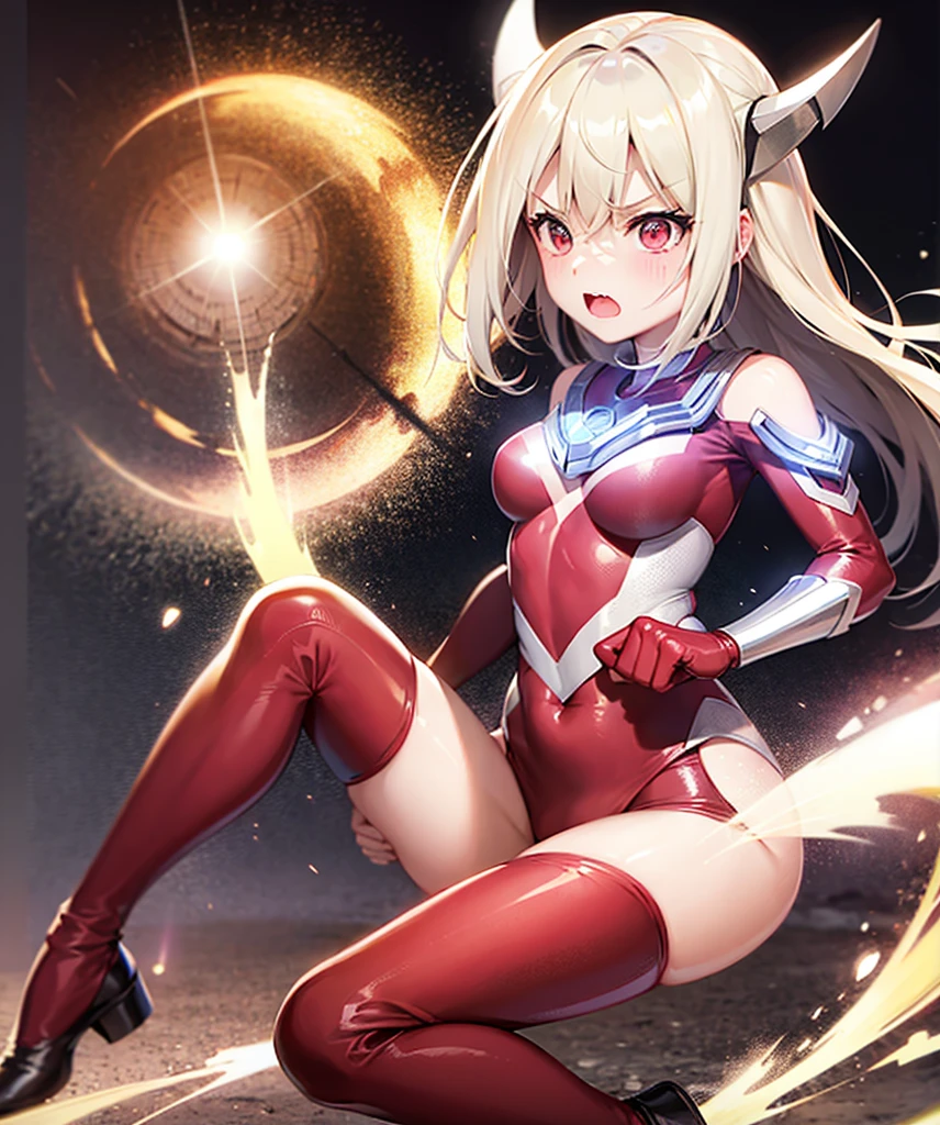 1girl, blurry, blurry background,superhero, cybernetic armor, glowing bodysuit, ruins, fantasy, pyrokinesis, dynamic pose, glowing headgear, shoulder armor, platinum blonde hair, serious, fighting stance,
masterpiece, best quality, <lora:muscle_slider_v1:2> <lora:clay_Style-000004:0.6>