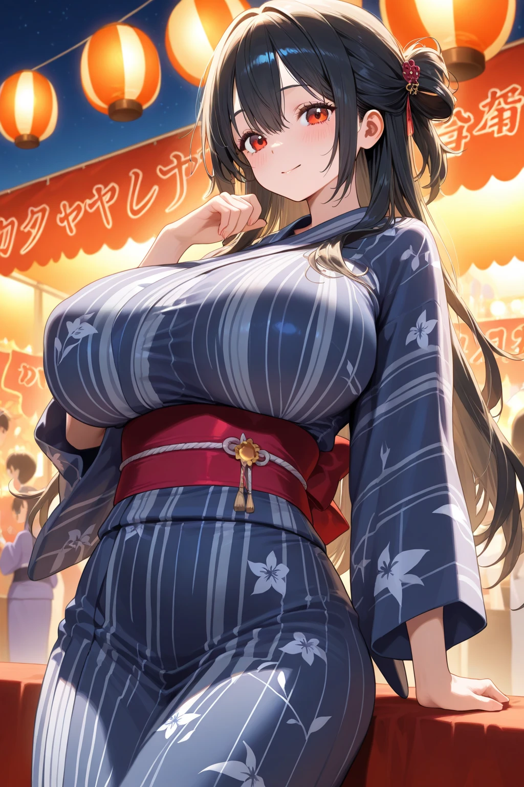Japanese traditional clothing, Katsushika Hokusai Style, (cyber punk) (neon)、SakuraFubuki、kabuki、Japanese taste、Japanese tradition