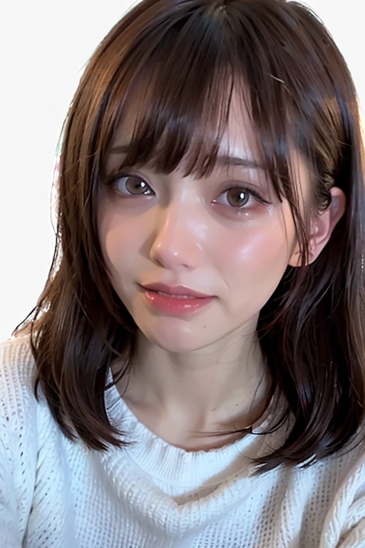 (8k, RAW Photos:1.2),Detailed face and eyes,最high quality, 超A high resolution, Very detailed ,Intricate details ,Tabletop ,pretty girl , Soft cinematic light, Hyper Detail,Sharp focus, high quality,Black-haired, Bobcut, outside, knit, panties, Peeking from below