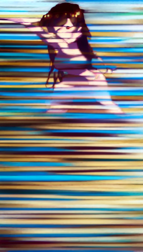 Solo, Female, (Long Brown hair, Blue eyes, Cheerleader outfit, (Crop top, Skirt), black choker), Detailed background, Playground, (Night, Foggy), Tape mouth gag, Hands tied up with tape, Legs tied up with tape, On knees, Tears