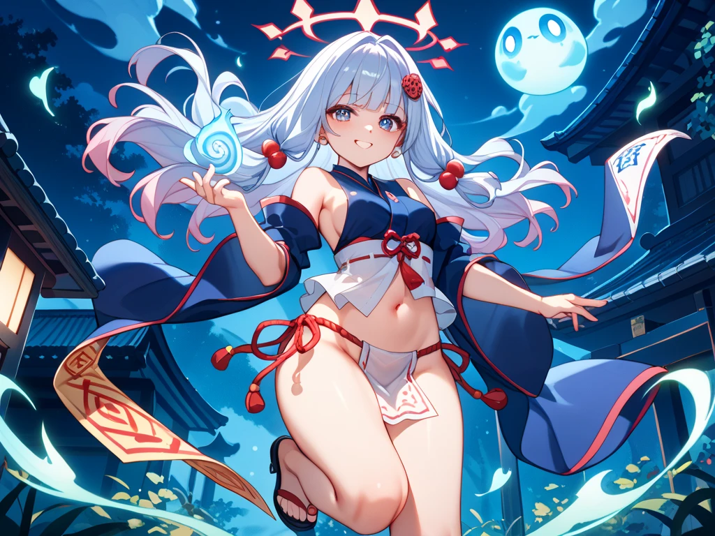 Amaterasu undressed and covered in colorful slime