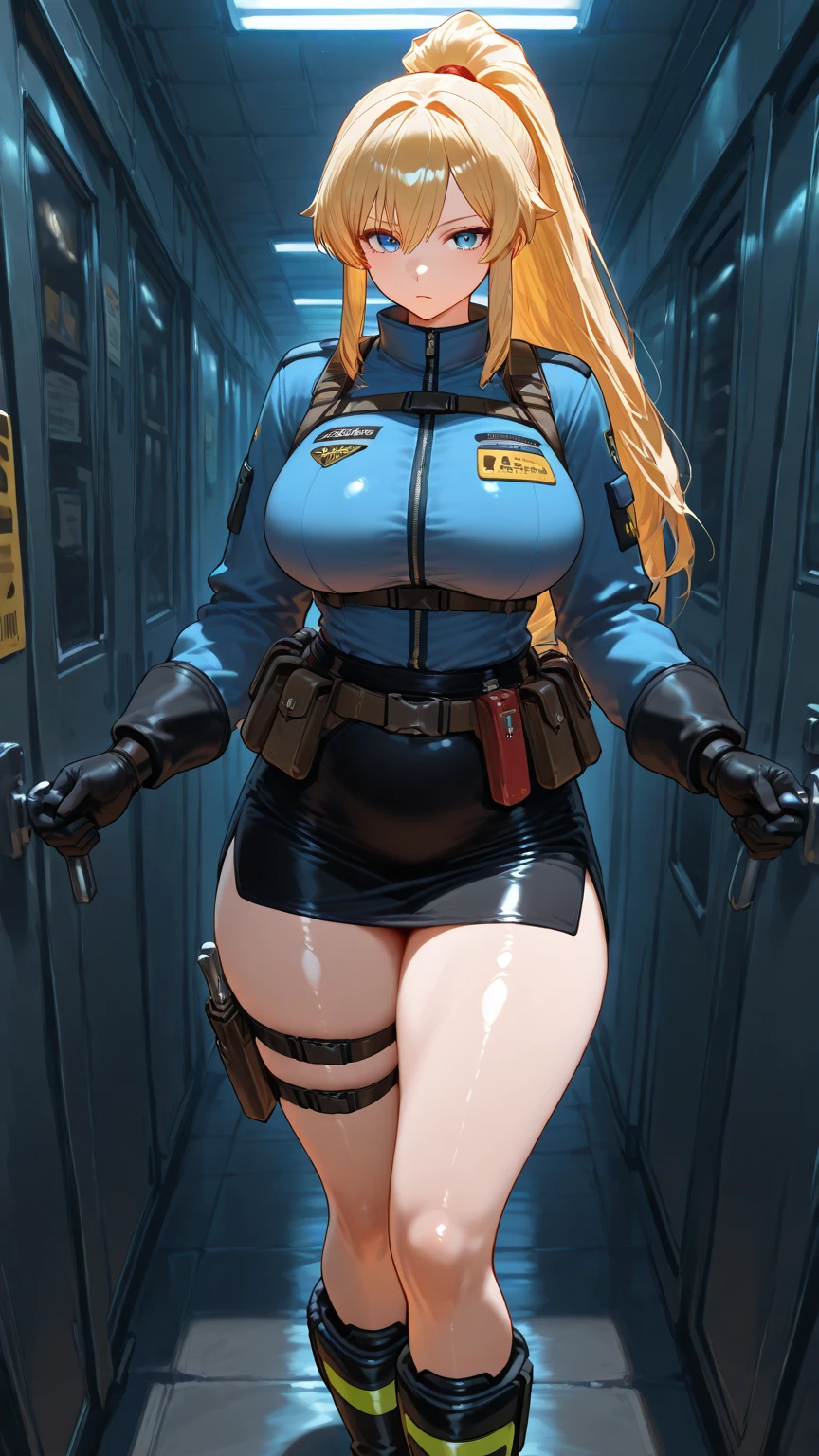 high quality, masterpiece, (Like the picture:1.4), 8k, Perfect body, Voluptuous body, Curved body, Erotic manga style body,She is tied up and put on a go-kart with her legs spread, exposing her huge tits　A naked policewoman with huge breasts, tied up with rope　Super busty  with huge nipples　Exposed huge boobs　Erect nipples Pussy　headset　Police hat　sunglasses　Black Stockings　Big ass housewife vibe, Mom&#39;s Size, (Huge breasts:1.5), (Muscular:1.1), Saggy breasts, Thick thighs, Keying, ((Maid)), 27 years old, (smile), Sit in the garden,  wear, Mid-length hair, 1990s anime cel style, SFW,