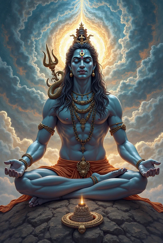 Lord Shiva on caw