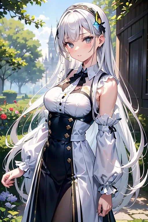 Long hair girl, beautiful