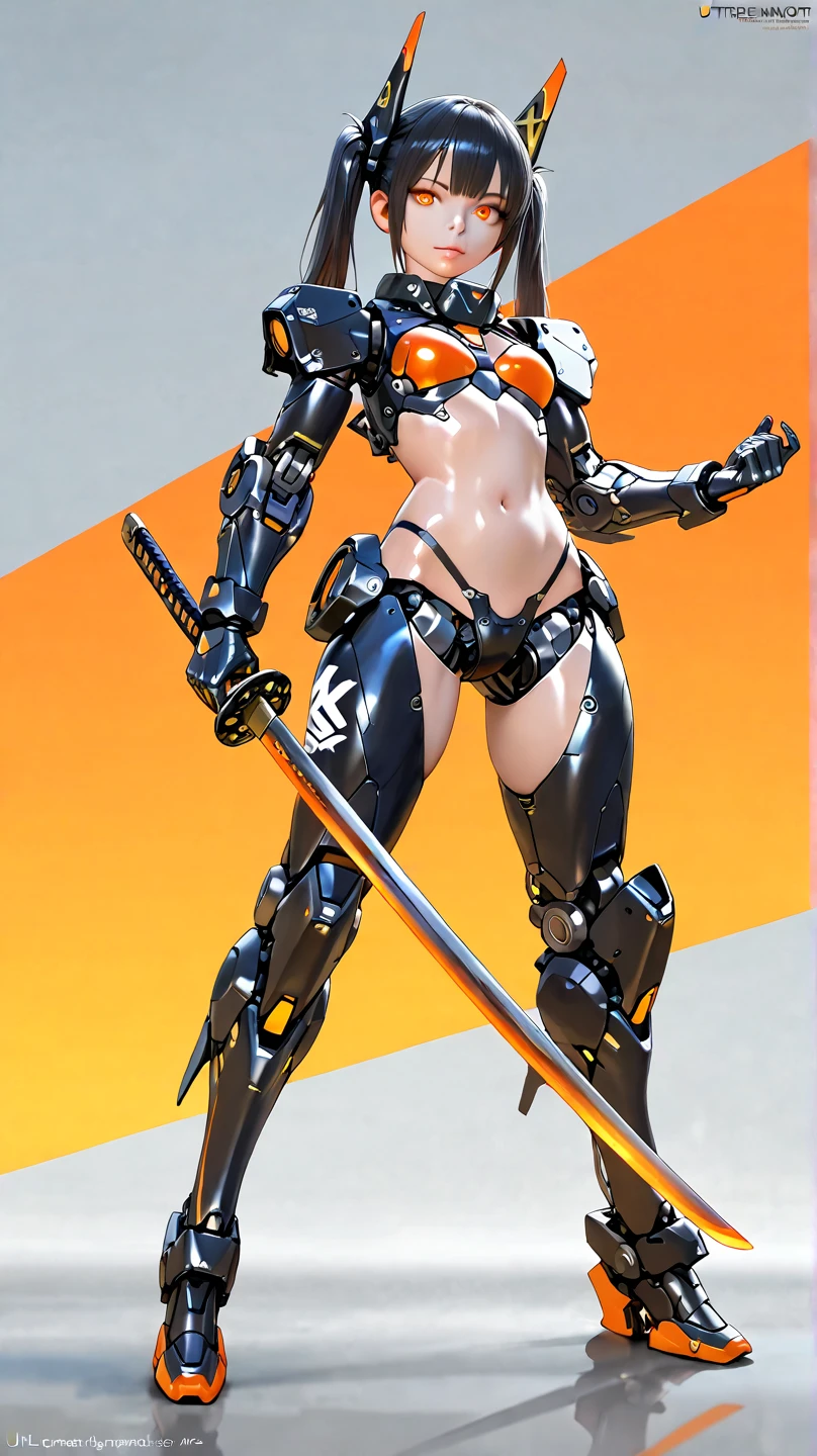 (masutepiece,Extremely detailed, Heavy mechs, hard surface),(concept art:1.1),(Armored Core Style:0.8), A woman wearing ninja robo armor tying a seal,(full armor:1.4),(tactical ninja mask:1.5),(yellow body:1.1),(long legged:1.1),(Equipped with a sword on his back:1.3),(A detailed eye:1.3),(A detailed face:1.3),(Detailed weapons:1.3),(Detailed body:1.3),((full bodyesbian:1.5)),,(Ultra Detailed Face:1.3)(In the background, night rocks are floating in the and some orange fireflys air.:1.5),逼真 Cameltoe, Stiff nipppels