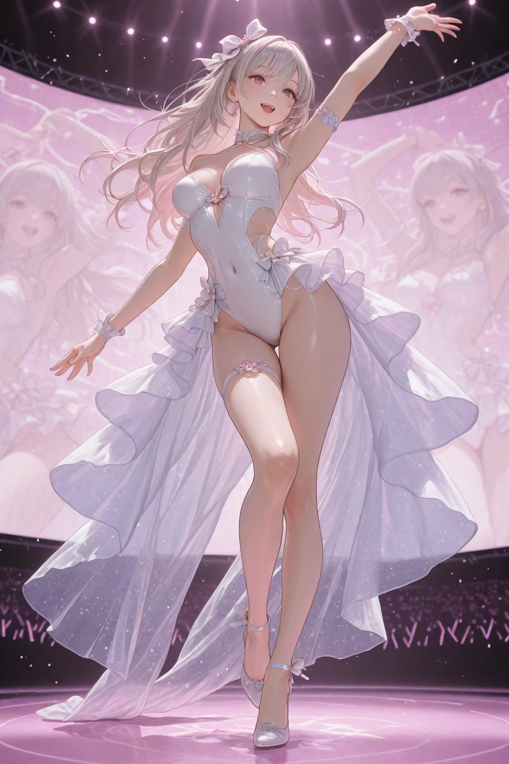 ((best picture quality,8k)),,,once very beautiful,(sleeveless:1.3),(middle view :1.2),(1 plump),{{26 years old,lactating women}},brown hair(Big deal),(:1.8),Smile,(In the sea of flowery breasts and thin waists,Slim,white Wedding dress,grinding,ear nipple ring,necklace,Lively,noble,flowers,happy,low cut,huge breasts,curls,super huge breasts,Wedding dress,OK,White gloves,having fun,broken,smile happily,Blanche,wedding style lingerie,,wedding style swimsuit,white mesh,Ski facilities,sun road sky,standing in the snow,frozen,Snowing day,cold,Winters,巨Big deal胸花,thin legs,Slim,elongated,long legs,Leg length,Lomo,pink hair,medium long hair,Lovely,girl,flowers,Valentine's Day,roses,Valentine's day,手拿红色roses