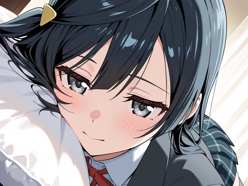 two girls，same height，In the classroom，Hugging each other's hips，The two bodies are close to each other，kiss、((straight long hair,bangs,black hair)), ((Huge earrings、gal、bad、dark eyes, beautiful eyelashes, realistic eyes)), ((detailed face, blush:1.2)), ((smooth texture:0.75, realistic texture:0.65, realistic:1.1, Anime CG style)), dynamic angle, perfect body, ((red bow tie, school uniform, black jacket, open jacket, Brown cardigan, The white shirt is transparent,nipples are transparent、 black skirt, plaid skirt))、Angle looking up from under the floor、Low - Angle、very embarrassed face, sit on the stairs、big breasts、cleavage、camel toe、Book、reading、ロリbig breasts、Looks like she wants a dick、Staring at a man&#39;s erect penis、((white cream on fingers、Drool、semen、cream drips all over the body、Blowjob desire、Sweat、Girls during sex))