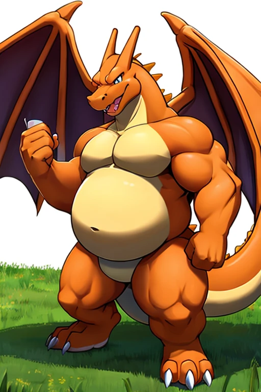 score_9_up, solo, male, anthro, male, shirtless, standing, head raised, looking up, standing, stretching with arms raised, jungle, chubbinesat minora， Detailed pubic hair， A high resolution，， tmasterpiece，Excessive obesity，Obesity in the extremities , big belly, obese , chubby, huge belly, (charizard),  correct anatomy, BREAK (by zackary911, by braeburned, by haps), pespective from below 