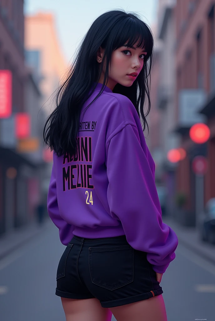 Best quality，masterpiece，16k，A girl，Wear sportswear，Squat on the street，