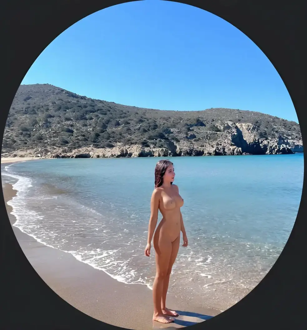 Completely naked
