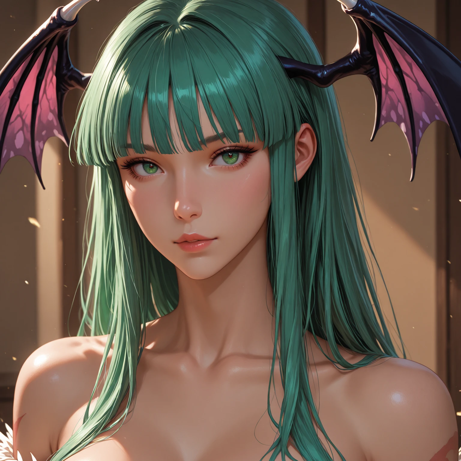 (((morrigan aensland)) ((de darkstalkers)) (((enormes tetas))) 8k,((cuerpo completo))(((Amazing tits)))caliente, hermosa,((Hornie)), 8k, hiperrealista todo como un motor irreal trazado de rayos render ((estilo humano hiperealista)),(((Empty dark background))). hiperrealista todo como un motor irreal trazado de rayos render estilo humano realista ,(((Empty dark background)))., Suavemente iluminado, Intimo exquisito detalle, foco nítido, intrincadamente detallado, rewarded photography, small-catchlight, bajo contraste, alta nitidez, facial-symmetry, profundidad de campo, cinematic background, Renderizado del motor irreal, Imagen central, dream-like, Suavemente iluminado, intimo, imagen de cuerpo completo ,cuerpo completo,((tetona)),((piernas torneadas)) perfect ass ecchi
