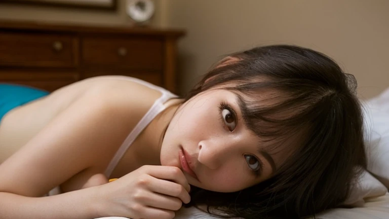 lying on bed
