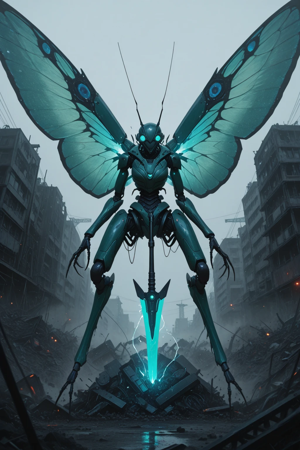 Futuristic Abstract Insects --auto --s2