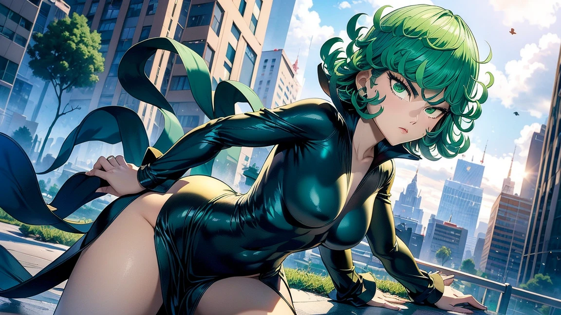 (((1 girl))), (Tatsumaki of a punch man), (short green hair), (green eyes), small chest, (((wearing sexy Santa Claus outfit))), (whole body view), (no motel room), (((slender, muscular legs))), thin waist, stomach muscles, big ass, (((full body photo))), black high heel shoes, (sitting on the chair with her legs crossed being sexy ), (((very sensual expression))), (HDR), eye reflection, extended eyes, extended eyes, Moody, anime, minimalism, anime style, ray tracing, Cinematic lighting, Cinematic lighting, shine, shine , JPEG artifacts, bright light, god rays, ray tracing, drop shadow, panorama, Sony FE, from behind, Underneath, Underneath, UHD, piece of master, precise, precise, anatomically correct, Super Detail, high quality, best quality , very high, 16k