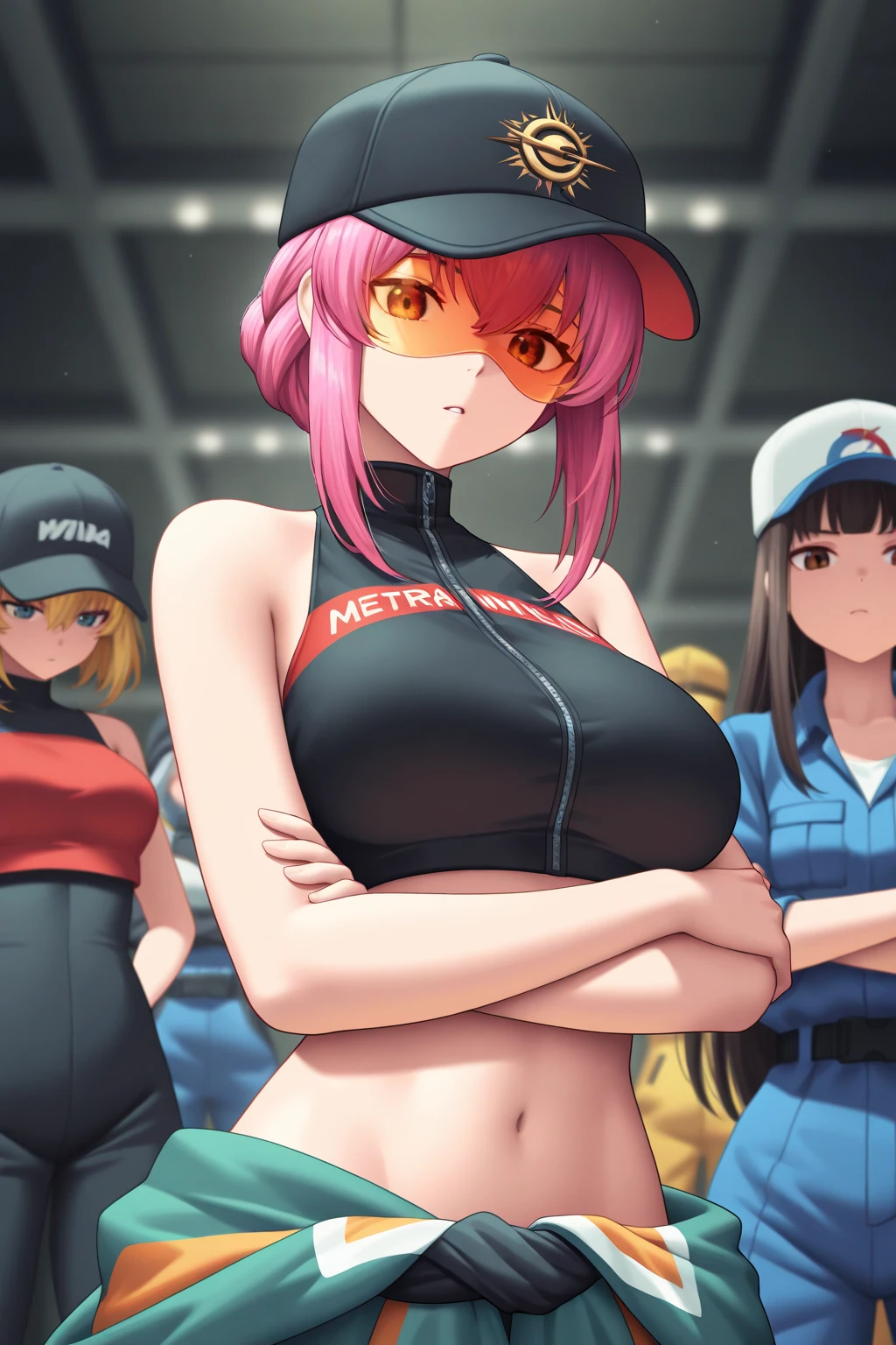 (((3milfs))),(((3girls))),(((masterpiece, best quality))), (((thicker lines))),(large boobs:1.3), (((erected ))), (((topless))), random insane  hair, sexy lips, (bilaterally symmetrical:1.3), (((hyper largest_breasts!! with the type of boobs_melons))), (cleavage:1.3), (cleavage view:1.3), Game cover art:1.5), (masterpiece:1.2),(Closeup:1.2), (masterpiece:1.2), (best quality:1.2), (Closeup:1.2), (masterpiece:1.2), (best quality:1.2), Game cover , ((best quality)), ((masterpiece)), a woman in a red hoodie standing on a crosswalk, red colored, red color, red, red theme, style of red line anime movie, in the style of akira, too red, akira vibes, red clothes, modern anime style, some red, akira art style, anime cover, realistic anime 3 d style, red color theme, anime aesthetic, red colors