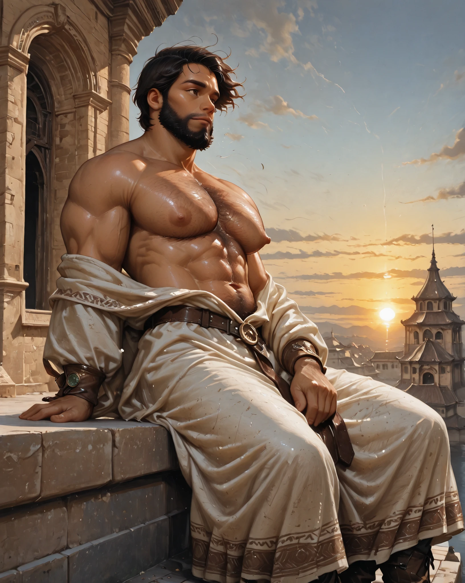 40 year old alpha male, wearing nothing , squatting , mustache, piercing blue eyes, brown hair, pronounced brow ridge, strong jaw, high cheekbones, (complete body:1.5), sitting on a bed spreading his legs, very beefy muscles, bulging biceps, bulging triceps, bulging pectorals, bulging quads, bulging trapezoids, wide shoulders, bulging calves, bulging forearms, hairy, (giant:1.5), tall, solo person. Art deco masterpiece, alpha male, at night, cemetery, flowers, skull, nightmare, candles, intricately detailed, sharp focus, extremely detailed, dark fantasy, glowing, colorful painting, rich color, HDR, octane render, digital illustration, cinematic light, art by [ Sachin Teng, Alphonse Mucha, Jean Dupas, Eugène Grasset ] defined and beautiful muscles, Big penis , huge penis , penis Beautiful , defined, penis with details and hyper perfect, Luscious , giant penis, muscular penis, penis with veins, beautiful penis, photorealistic penis, detailed penis, perfect penis, large penis, penis honey, sweaty penis, hard penis, perfect penis HD 8k, round testicles, perfect testicles, hairy testicles,
