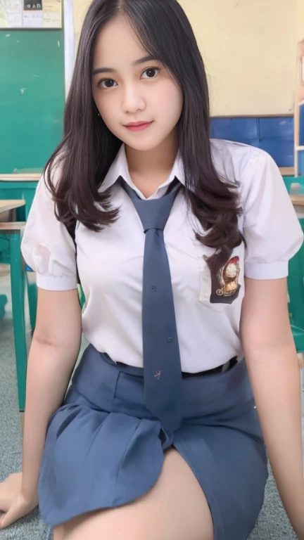 1 Girl, school girl, high , extremely detailed CG unity 8k wallpaper, best quality, ultra-detailed, masterpiece, realistic, photo realistic, extremely detailed 1 cute girl, 15years old, (((skirt lift by myself))), (lifted by self), white panties , panties focus, blush, parted lips, looking at viewer, smile, half body shot, (crowd), (home) , long hair ,