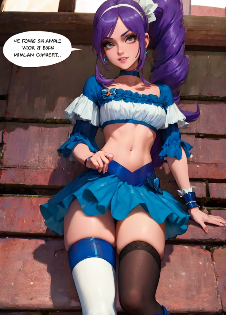 (((beautiful female body))),(((rarity as a sweet charming hot seductive horny girl))) ,(((sit on the ledge of roof wide spread legs)))), (((outdoor))),(((landscape in background))),(((lewd and erotic posing))), (((happy wicked smile))) ,(((wear light blue sheer lace transparent see through very short prom dress))) ,(((wear pink pantie))), (((upskirt view))) , breasts are visible , (((wear high heels))) , golden bracelets , big breasts , lush breasts , Bulky Breasts , voluminous breasts , eye contact, high quality , detailed , wallpaper , realistic , feet are visible ,(((look at to viewer))),(((bare belly))),(((side close view)))