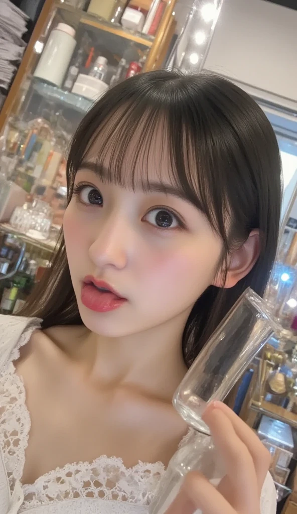 ((Realistic lighting、highest quality、8k、Masterpiece:1.3))、Clear focus:1.2、One girl、Perfect body beauty:1.4、Slim Abs:1.1、whole body、((Dark brown hair、Large Breasts:1.3))、(Acceleration:1.4)、(Fresh、Dawn:1.1)、View of Waikiki Beach、Palm tree、Narrow Face、Beautiful Eyes、double eyelid、Fashion model posing、Floating Hair、Lingerie、pendant、