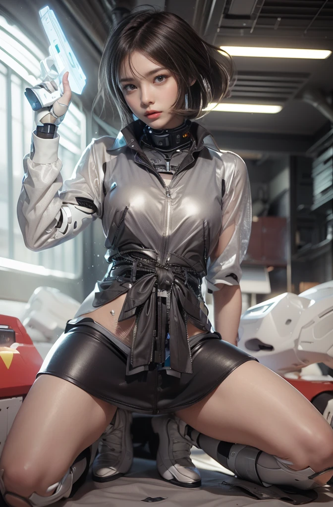 nadia, nadiaがCowgirlで性交する, (((realistic, highest quality, High resolution, real women pictures:1.2))), (((16 year old high school girl wearing a long sleeve leotard:1.3)), (at the gymnastics stadium), (slender body shape:1.5), Cowgirl性交するnadia, (anatomically correct:1.2), short-haired with bangs, (She is wearing a white leotard whose fabric is too thin..:1.2), 膣に陰茎を挿入するCowgirlポーズ, curved body, 大きく股を開いてCowgirl, A white leotard that sticks to your skin too much, Detailed depiction of the vagina, beautiful thighs, A huge penis is pushed up into the vagina, nose too small, toned stomach, 16 year old beautiful girl has sex with clothes on, saddle, Cowgirl, Girl Straddling Man, (normal limb), Too cute small face, I'm all wet, touch his abs, nostrils are not visible, realistic, vagina is wet, lips slightly open, (anatomically correct:1.2), man inserts penis into girl, nadia