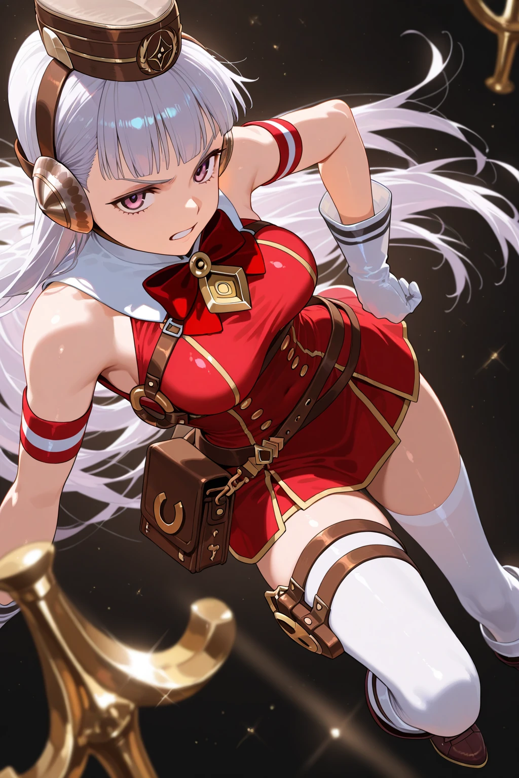masterpiece, best quality, very aesthetic, absurdres,1girl, gold ship \(umamusume\), umamusume, full body