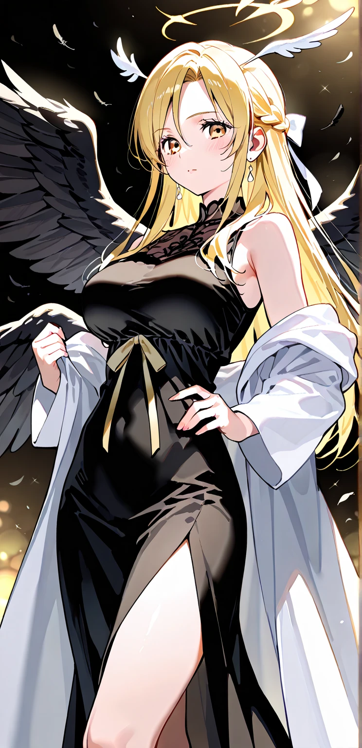 Anime. 1 Girl. Cute girl. Angel. Slave. Blonde. Long hair. Blue eyes. Beautiful eyes. Perfect eyes. Expressive eyes. Ideal face. Beautiful nose. Snotty nose. 16 years. Big breasts. Beautiful breasts. Pointy ears. She got sick. She has allergies. She has a runny nose. She has mucus from her nose. She has snot. Snot flows from the nose. She's on her period. Her crotch is bleeding. She has diarrhea. She wants to poop. She needs to poop. She has a strong, desperate urge to poop. The girl can't stand straight. Knees together, feet apart. She crapped herself with diarrhea while standing. Diarrhea runs down thighs. Ideal anatomical body. Beautiful long legs. The whole body is covered with scars. Angel wings. White wings. Dirty tunic. Torn tunic. She wears a diaper. Barefoot. Slave collar. Shackles. Standing. in full. Fantasy. Street. Many people. Beautiful character design. Shiny skin. Whole body. nsfw. Scat. Official art. Extremely detailed CG Unity 8k wallpaper. Ideal lighting. Ultra high resolution 4K. Super detailed 8K. A high resolution.