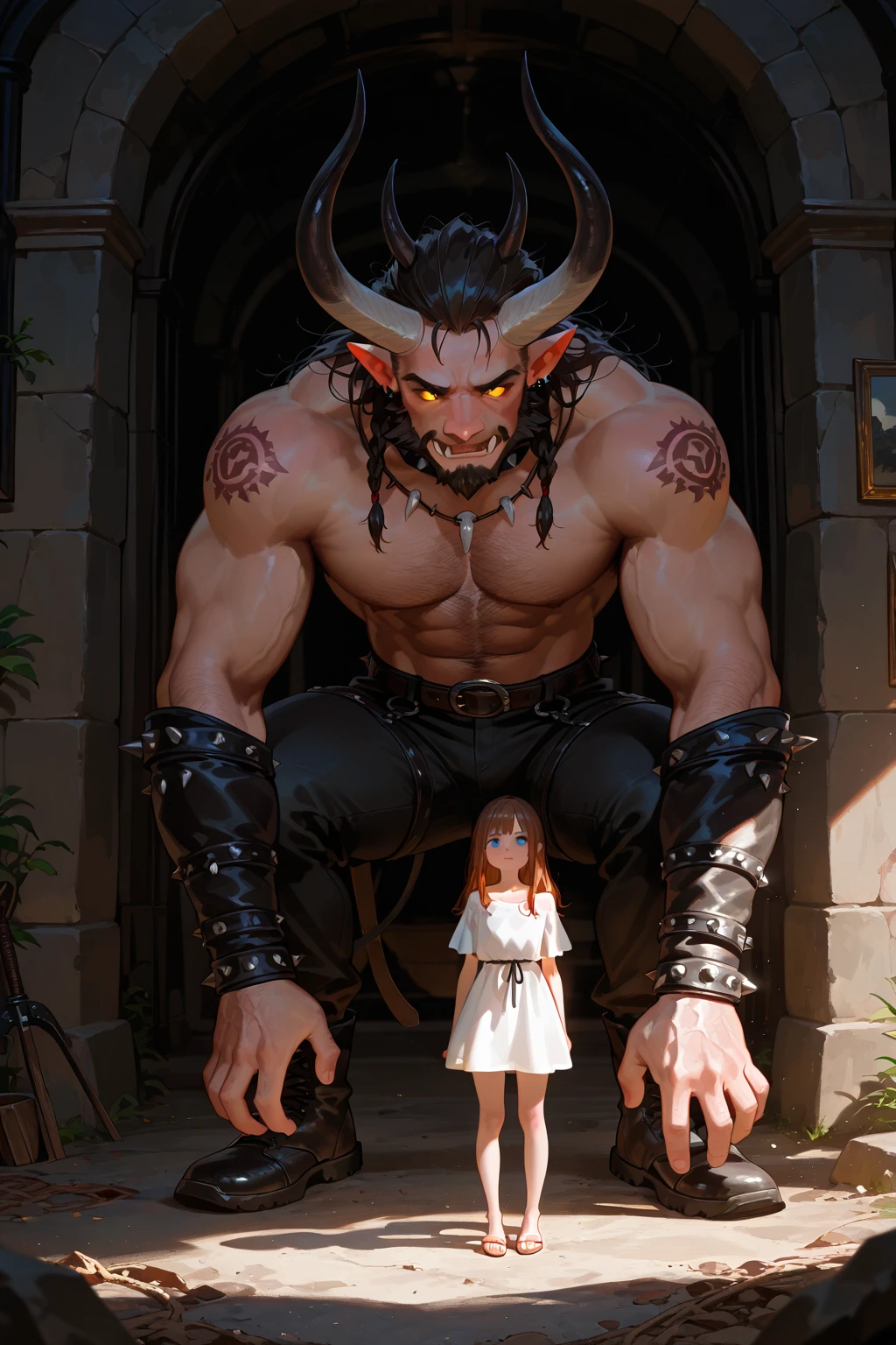 full body,Giant Tree Man, Tree Man, Guardian, tall and strong, with a sturdy body and wooden horns,
3drender,ZBrush, cute animestyle, OctaneRender，
bright light,intricate ornateanime cgi style,full body，
8K,best 6 quality --niji 5 --style expressive --ar 9:16 --s 750