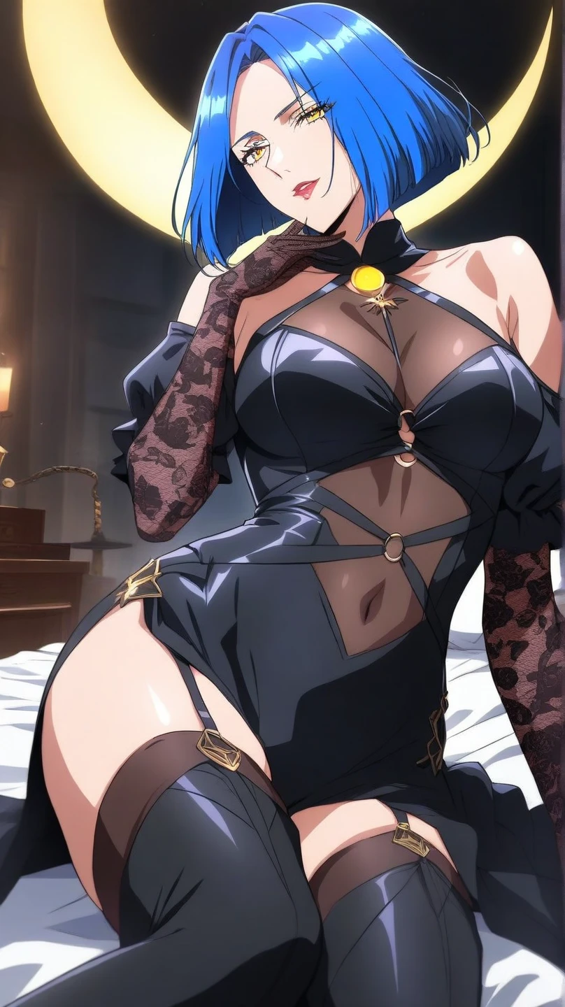 (masterpiece, premium quality: 1.2), alone, strong, 1 girl (Asuka Kazama), with short brown hair, brown eyes, cruel mistress costume, anxious face, looking at the camera, in a dark basement, cobblestones with an eerie cold atmosphere, big, (((wearing a torn sheer costume))), sexy, white shiny big breasts, big cleavage, copious sweat on the body, blush, chest hollows, tied behind their hands with ropes, open legs, legs open, hung with chains, big, hands chained straight up, hoisted with chains, shackles, fetters, slave collars, chains around the neck, dark fantasy, open legs, M-shaped open legs, tied behind hands with ropes, silver chains, open legs, legs spread, hung with chains, pulled up by chains,