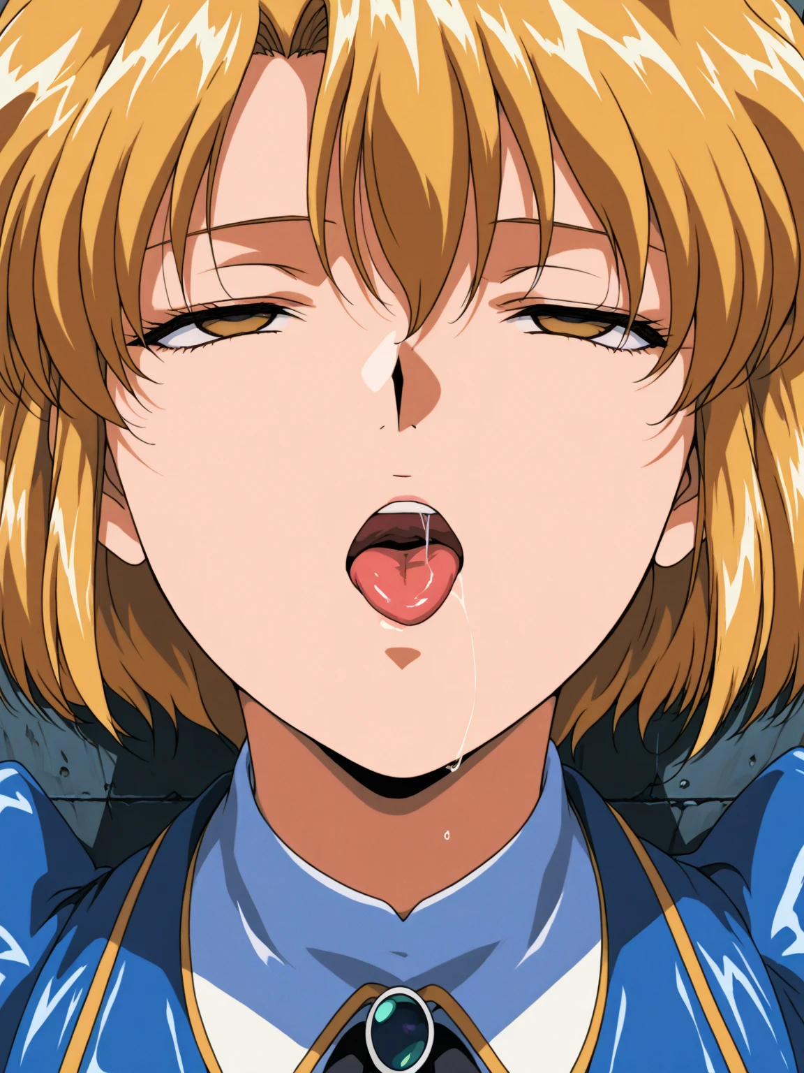 Highest quality, masterpiece, High resolution, alone, {Miyamori_Blue_shirobako:1.15}, short_hair, brown_hair, green_eye, One girl, hair, NUDE, Seductive lips, Small breasts, 身体の向きfront,Very shocked expression, girl trembling with sexual climax , ahegao, blush, sweat, open mouth, rolling eyes, tears, tongue out, 8k, masterpiece, Anime art style, Anime Coloring,Distance drawing of the depiction,Full body shot,NUDE,when he did, 5 boy,fellatio, balls_deep,deepthroat, Forcibly,A penis that is fully in the mouth, A lot of in mouth, excessive cum,,sex, nsfw, front
