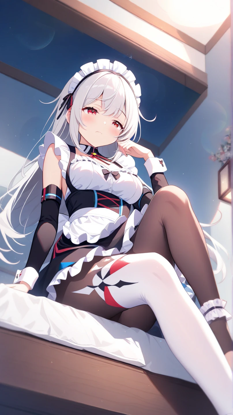 Kiana from honkai impact 3 kissing a Lifeline from apex legends