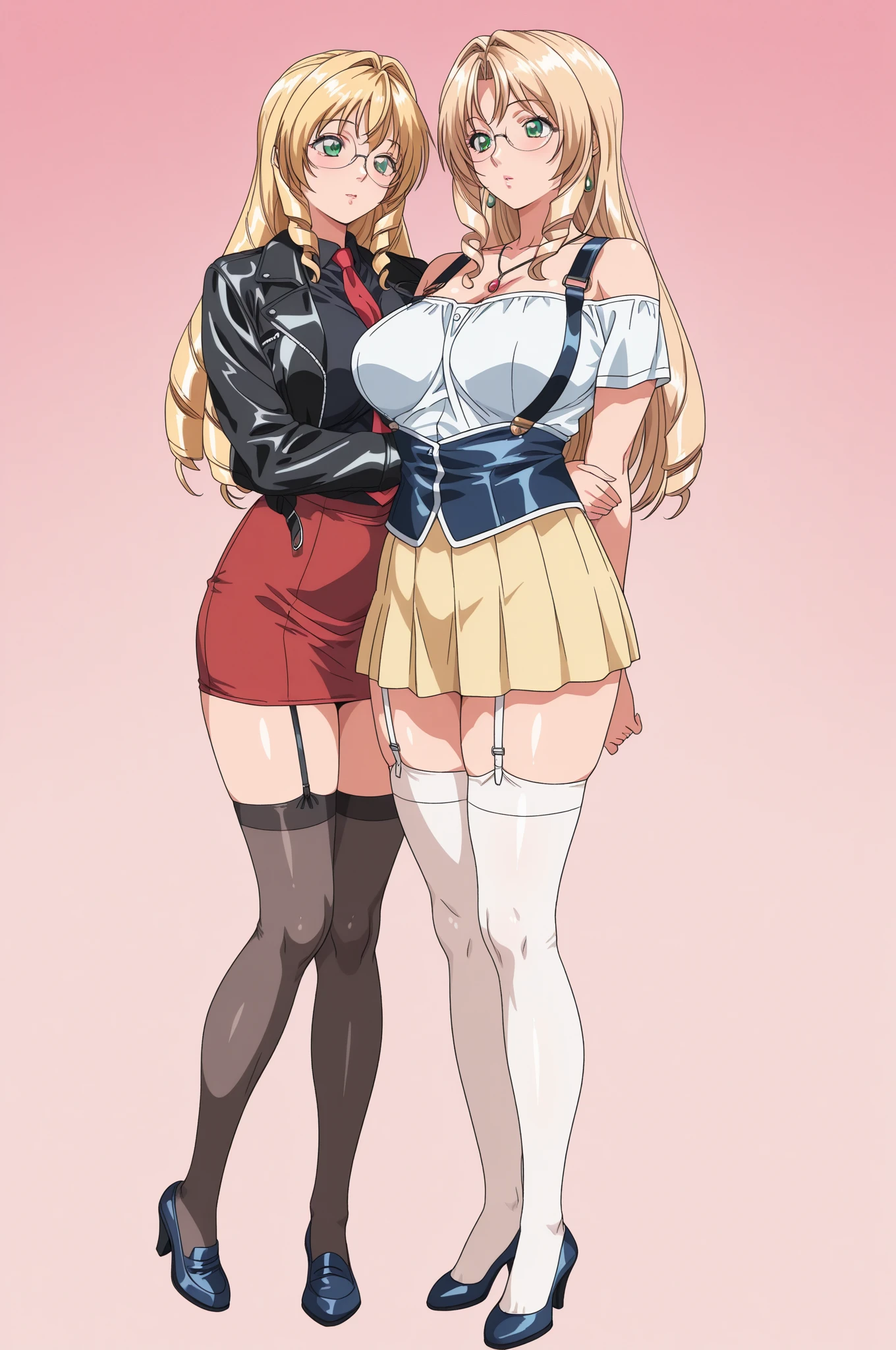 Nsfw, futanari penetrating female from behind, nude,(((1girl,1futa,sex from behind, imminent vaginal )))，(((white lace panties, white lace bra))),Nsfw, sex, sensual scene,(((chain binding over clothes:1.5))),(arms behind back return:1.3)，(horny expression)，restrained things ,restrained by chains, tightly shackled and confined ,collar around throat,  highest quality, High resolution, long hair, blue eyes, blonde hair, (large breasts:1.2), huge breasts, exposed breasts, exposed genitalia, BREAK skirt, thighs thighs thighs, , tie, black stockings, Looking at the viewer, aim at the enemy, horny scene, NSFW, 