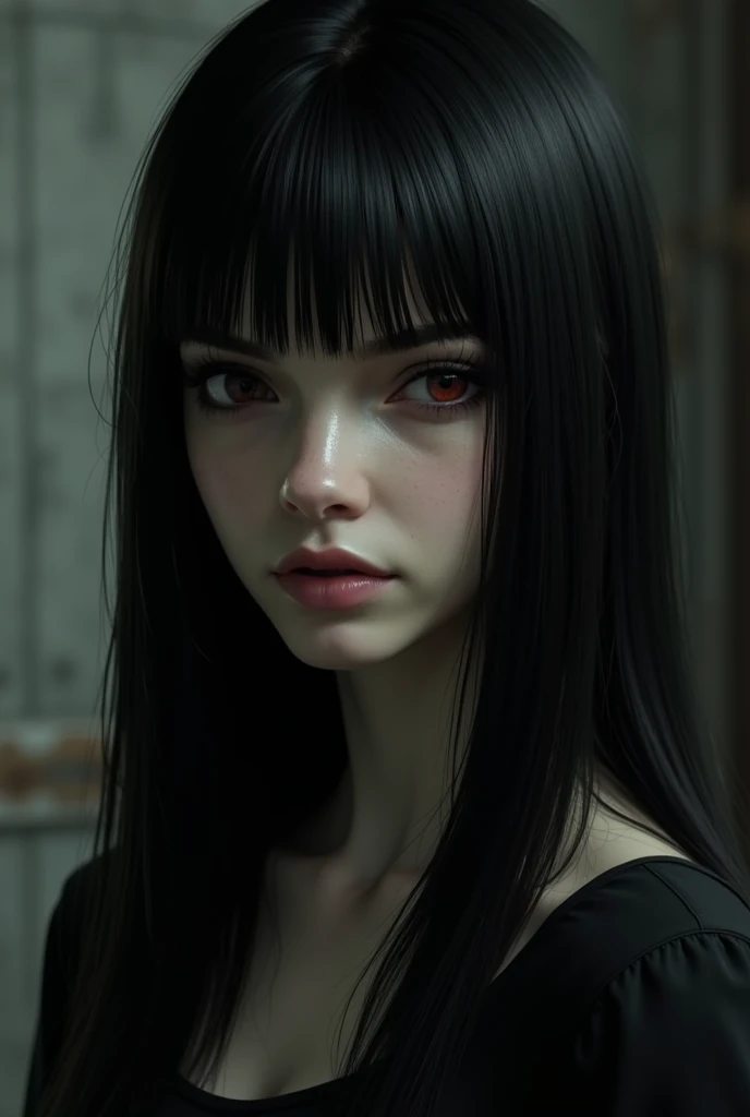 girl, high resolution, highly detailed, sad, gloomy, dark, fear, darkness 