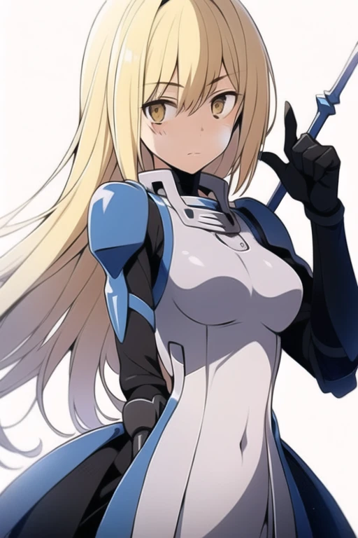 Blonde anime girl in blue top, Bottoms, Erect nipples, Process Art, Touch her, mischief, Enchanting anime girl, Blonde long hair anime girl, mischiefアニメスタイル, mischiefスタイル, Anime Best Girl