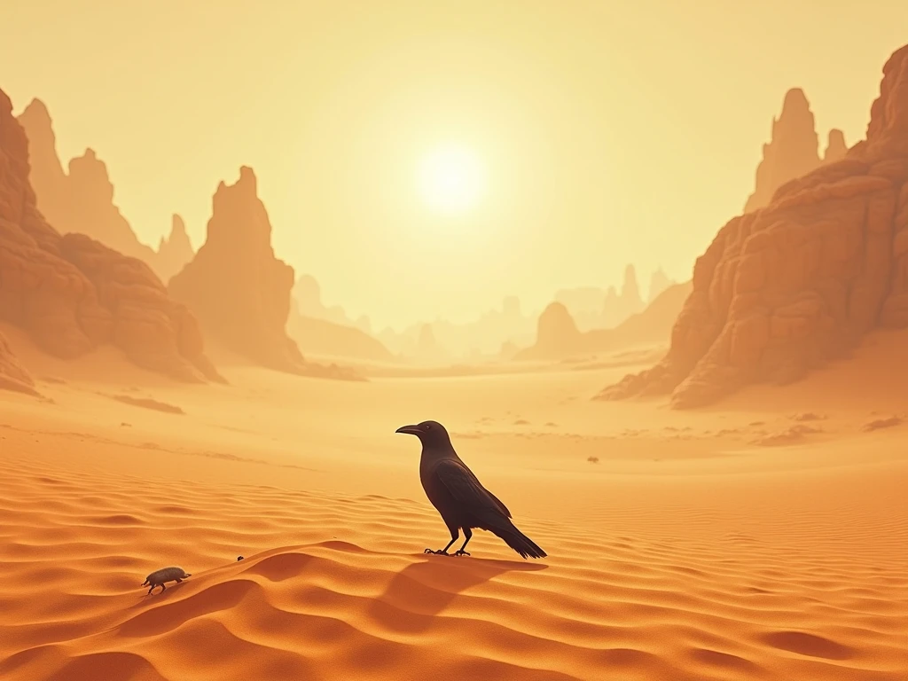 Sasi dying in the desert but his eyes waiting for her beloved Punoo. Vulture are waiting to eat her after dying. Sasi was a female and Punoo was her beloved. It is a folk tale from the Pakistan. Please one more image with a image of beloved Punoo so far from her.