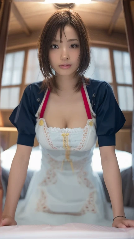 (((professional: Step by step, taking into account even the smallest detail, God-level final result))):, full body, (spider-man suit), nsfw, 8K RAW photo, , random view, best quality, masterpiece, ultra-high-resolution, movie grain, filmg, 1girl, looking at viewer, natural skin texture, realistic details of eyes and face, full lips, lipstick, (makeup), red eye shadow, short fluffy hair, messy hair, smile, closed mouth, beautiful legs, tall woman, skinny, slim_legs, alone, huge chest, cleavage , (pose with buttocks in front of you), ((ultra short skirt)), shirt, beautiful nature location, around flower location, (detailed background), plaid skirt, white shirt, huge chest, cleavage, Show a small cleavage through the shirt, loafers, blurred background, blurred, holding, plaid, short sleeves, jk ribbon on the neck, jk ribbon, brown-hair, bracelet, water, bangs, school uniform, jewelry, parted lips, lips, from the side, pleated skirt, depth of field, rear side solar lighting, canon eos 50mm camera