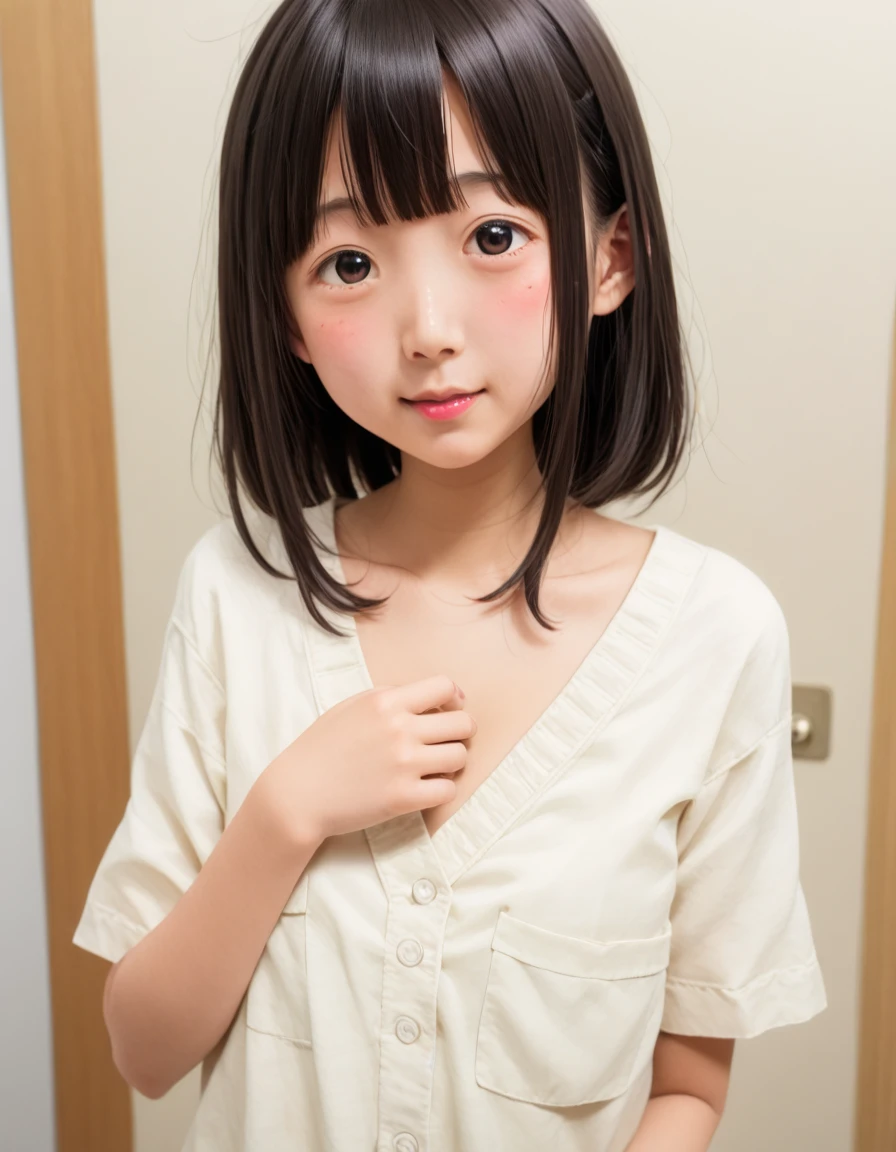 White and Bright Red, (Masterpiece 8K TopQuality:1.2) (ZoomedOut, ProfessionalPhoto:1.37) ExtremelyDetailed (((FullBody, KAWAII girl with HUGE boobs:1.37)) in (WHITE cotton T-shirt mini dress:1.28)) detailed (Delicate cotton textures) keyhole_cleavage, ((Studio Dark GRAY Background) with (Oodles Dazzling Neon Color Particles:1.32)) BREAK (((NOGIZAKA FaceVariations))), Extremely Detailed (very KAWAII Face), Childish CaptivatingGaze Stunning ParfectEyes ElaboratePupils with (SparklingHighlights:1.28), DoubleEyelids with (Detailed Voluminous LongEyelashes:0.88), Small GlossyRedLips with BeautifulDetails, CoquettishTongue, PUNIPUNI RosyCheeks, Radiant PearlSkin with Transparency, Glowing DowneyHair . { (Dynamic Joyful expressions LifeLike Rendering:1.4) | (:d) }, (Acutance:0.8) .