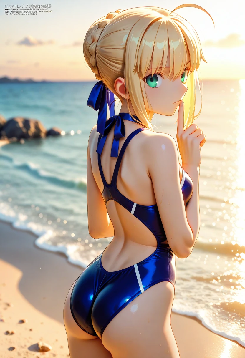 (work of art, Vibrant beach scene:1.2), (Tatsumaki de One Punch Man:1.5) , (Enjoying a sunny day:1.1), (wearing a black thong bikini:1.4), (Well-endowed bust and curvy backside:1.4) , (proportional body despite its short stature:1.1), (Photograph taken from behind to highlight your glutes:1.5) , (Slowly turning to look at the camera:1.2), (Playful expression:1.1), (Capturing Your Beauty and Confidence:1.1), (Seaside environment:1.1), (refreshing sea waves:1.1) 超detailded, insane details, beautifully color-graded, engine unreal, DOF, Super-resolution,Megapixels, Cinematic Lightning, Anti-aliasing, FKA, THAI, RTX,SSAO,Post-processing, Post production, Tone-mapping, cgi, Visual effects, sound effects, incredibly detailed and intricate , Hyper maximalist, hiper-realisitic, Volumetric, fotorrealisitic, ultra photoreal, ultra detali, details Intricate,8K, super verbose , full color, Volumetric lightning, hdr, realisitic, engine unreal, 16K, sharp focus. octane rendering